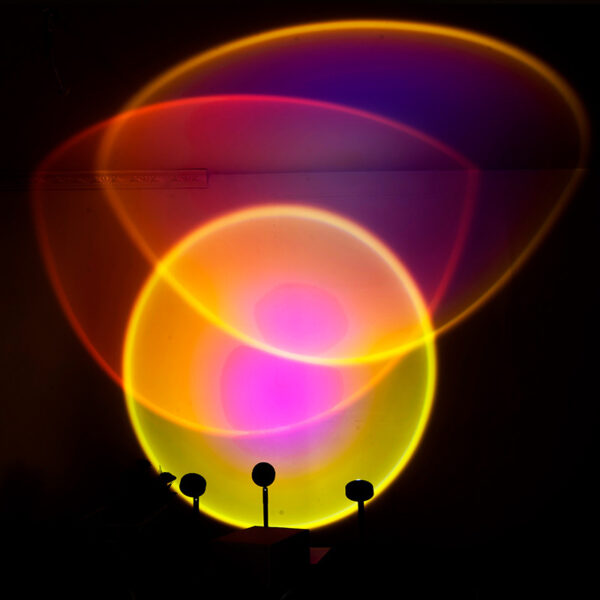 Rainbow Light Sun Projector Lamp Background Wall Decoration - Image 4