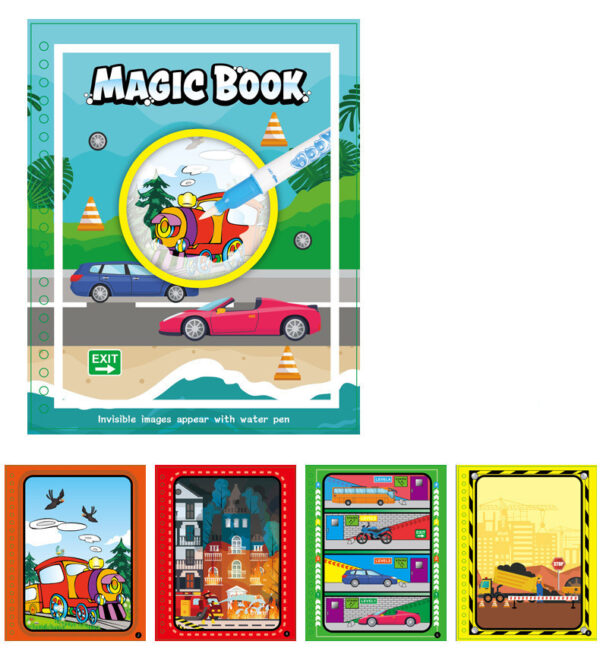 Children's Magic Water Painting Book Coloring And Coloring Book - Image 4