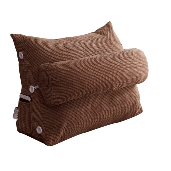 Waist Backrest Pillow Bedside Backrest Lumbar Cushion Bed Sofa - Image 6