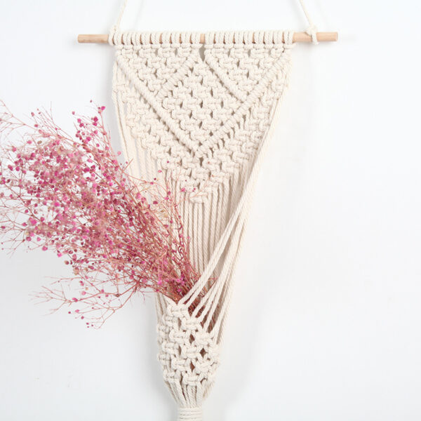 Woven Net Bag Flower Basket Wall Decoration Flower Shop Decoration - Image 5