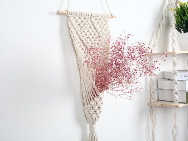 Woven Net Bag Flower Basket Wall Decoration Flower Shop Decoration - Image 6