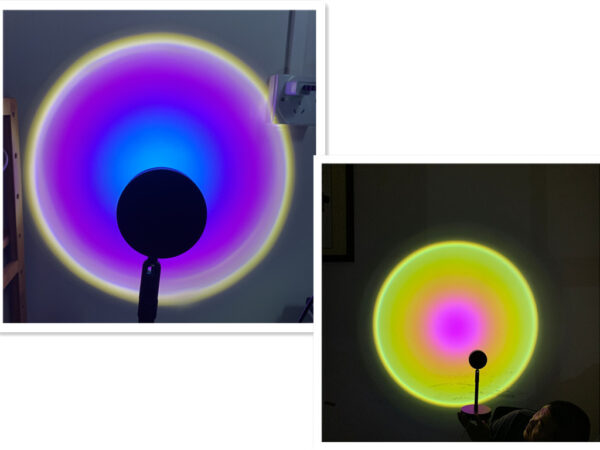 Rainbow Light Sun Projector Lamp Background Wall Decoration - Image 5