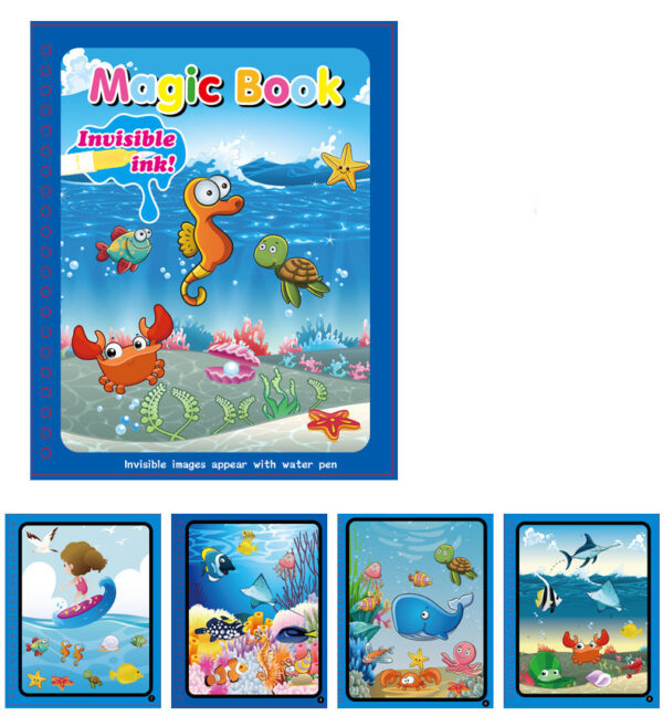 Children's Magic Water Painting Book Coloring And Coloring Book - Image 7