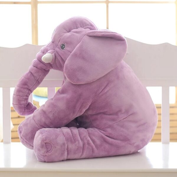 Soft Comfort Elephant Plush Toy  Accompany Sleeping Baby Sleep Child Pillow Leather Shell - Image 2